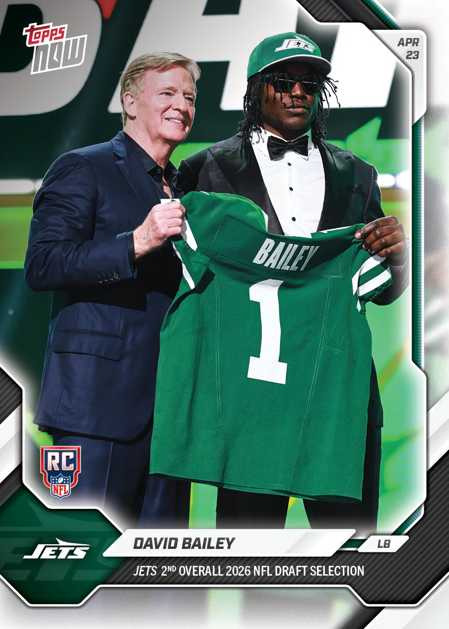 David Bailey - 2026 NFL Topps NOW® - Card DBAI - PR: 3929