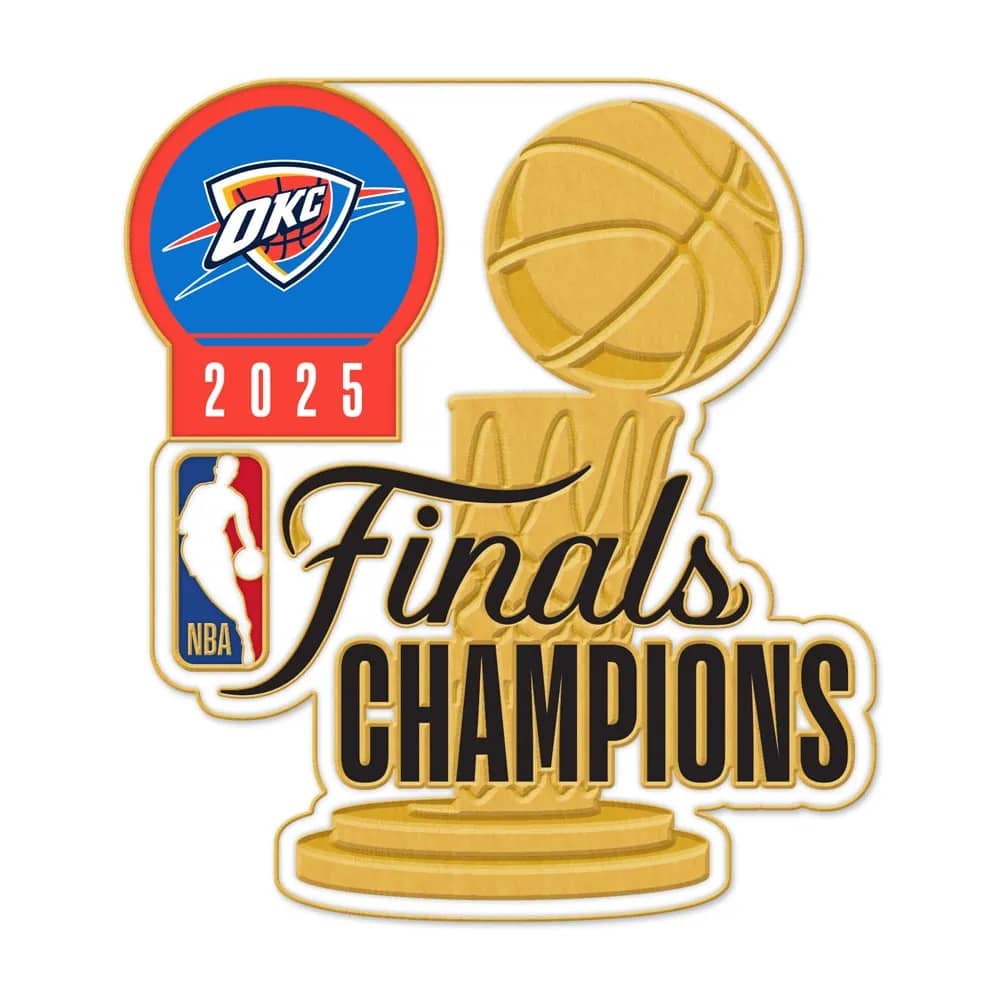 Oklahoma City Thunder 2025 NBA Champions Pin