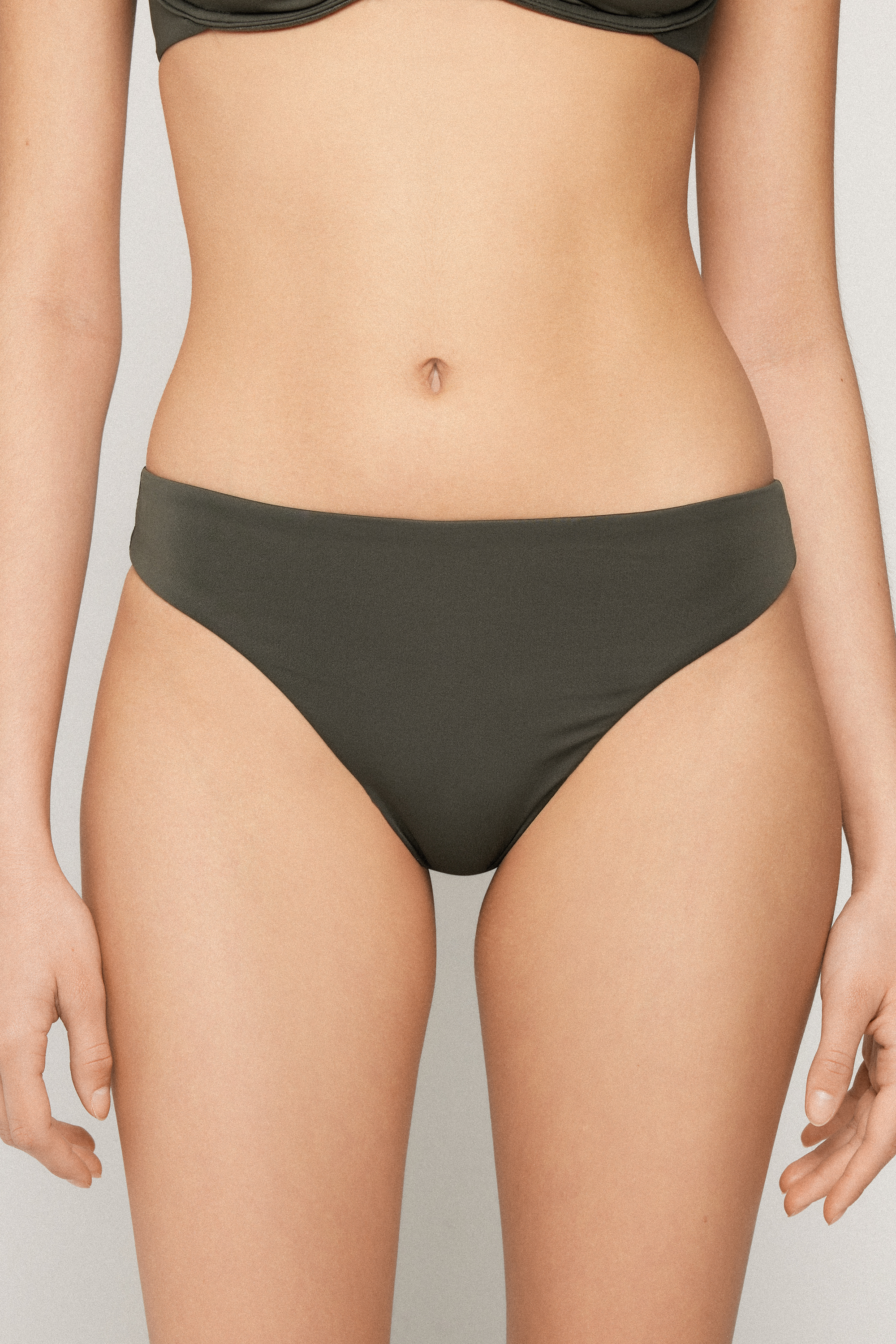 Timeless Look Camo Green Brazilian Bikini Bottoms