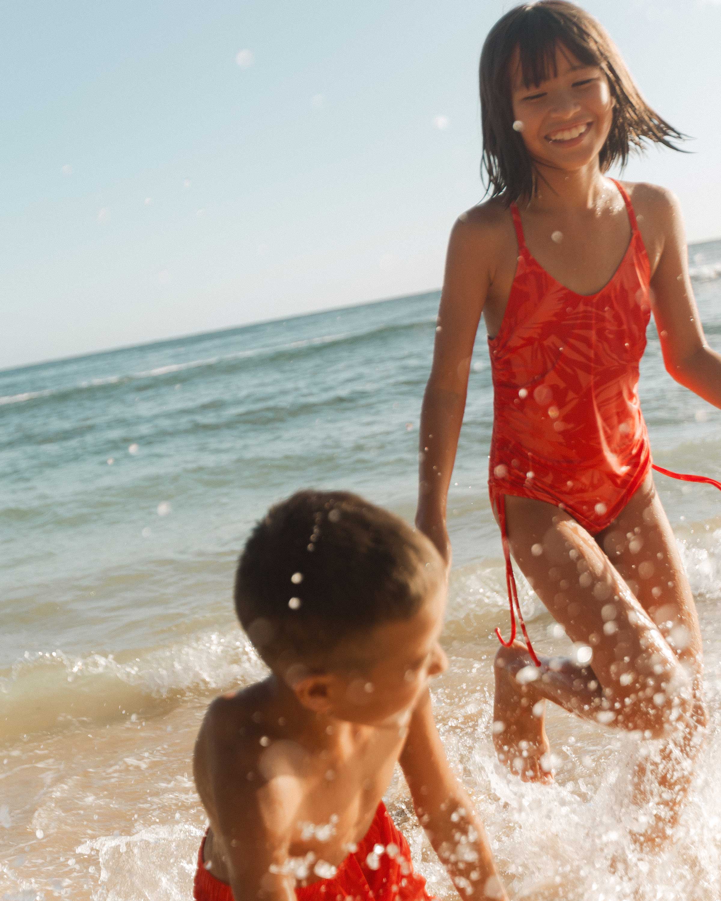 Girls Aloha Tied One Piece