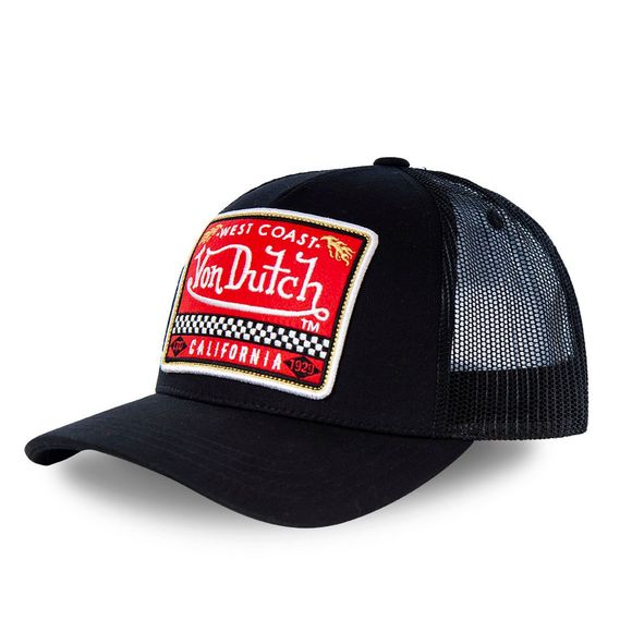 Von Dutch West Coast - Black CapRef: Vdh0107/Vd/0/Cas1/Blka To