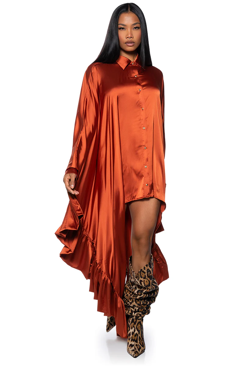 Alicia Button Down Shirt Dress