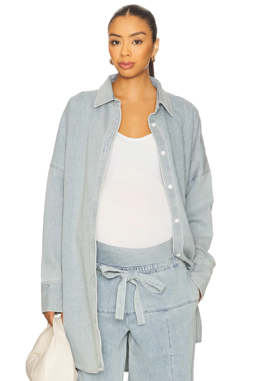 Denim Oversized Shirt Dress