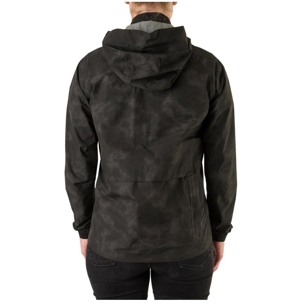 AGU Commuter Compact Reflection Rain Jacket Women - black