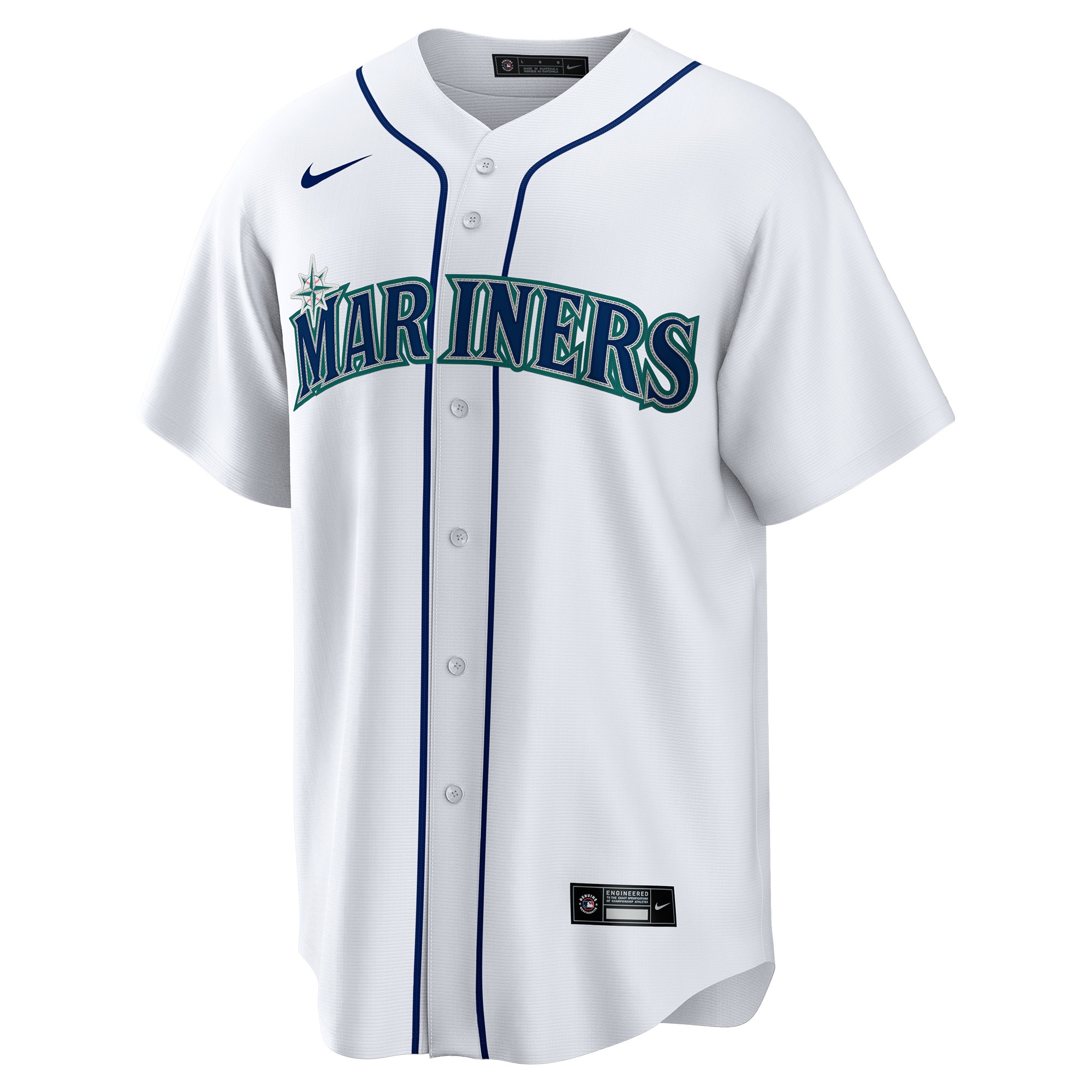 Seattle Mariners Nike Replica MLB Home Jersey White