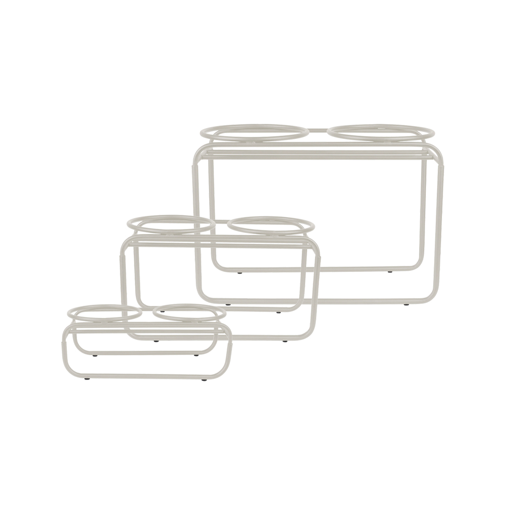 District 70 Butler Food Bowl Stand - Dog - L - Black