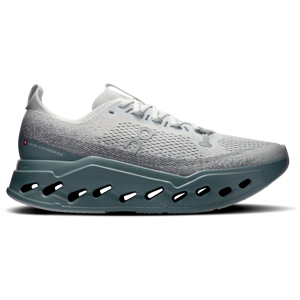 On Cloudsurfer Max Running Shoes Men - Iceberg | Olive