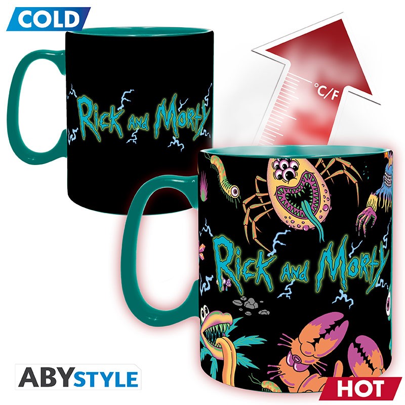RICK AND MORTY Heat Change Mug Spaceship