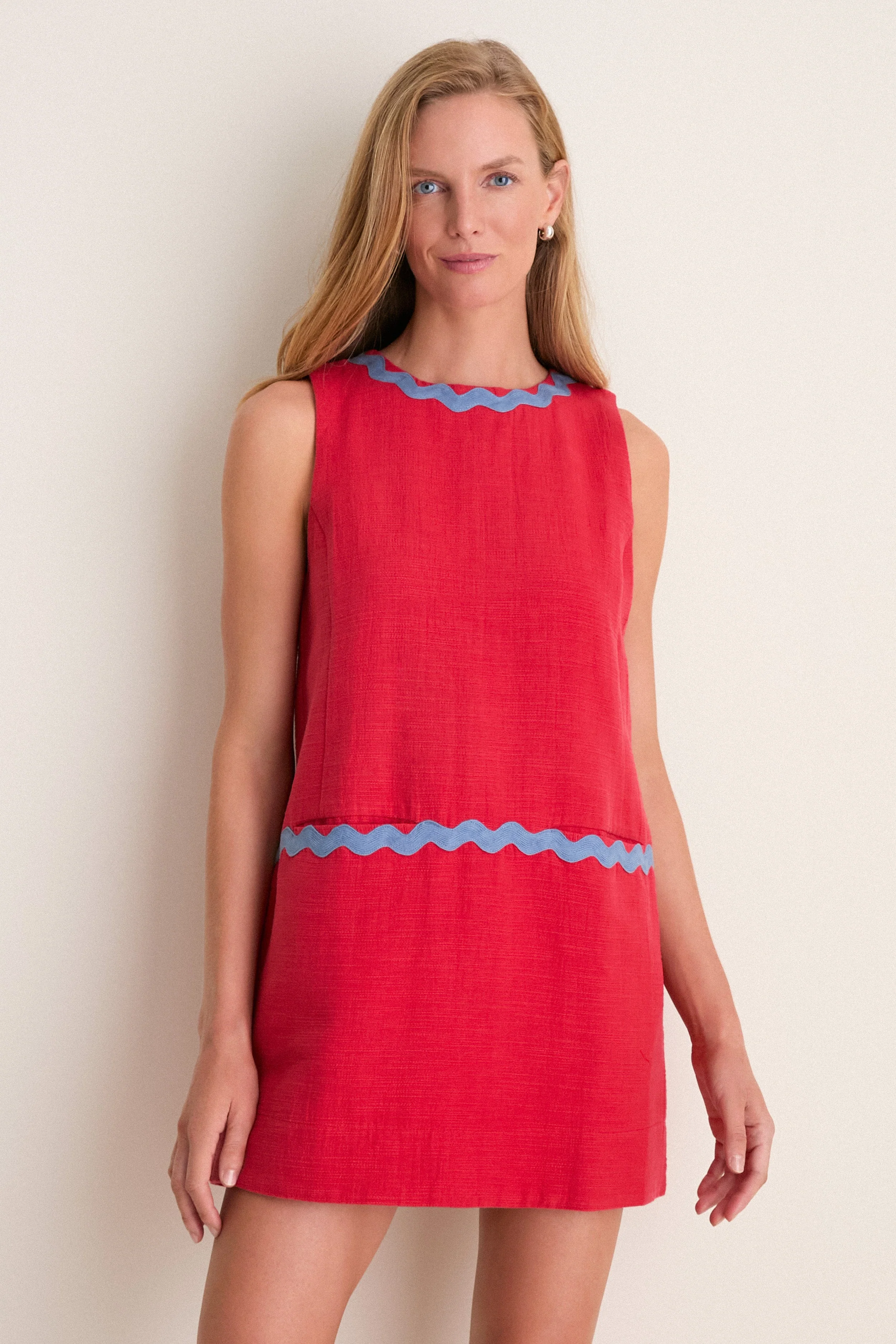 Cherry Ric Rac Corby Shift Dress