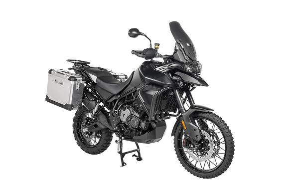 Touratech ZEGA Pro 31/38 suitcase - Black support included - AluminumRef: Trt01882A / 01-421-5780-0