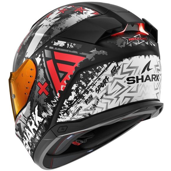 Shark SKWAL i3 Full-Face Helmet - HELLCAT - Black / RedRef: SH1714