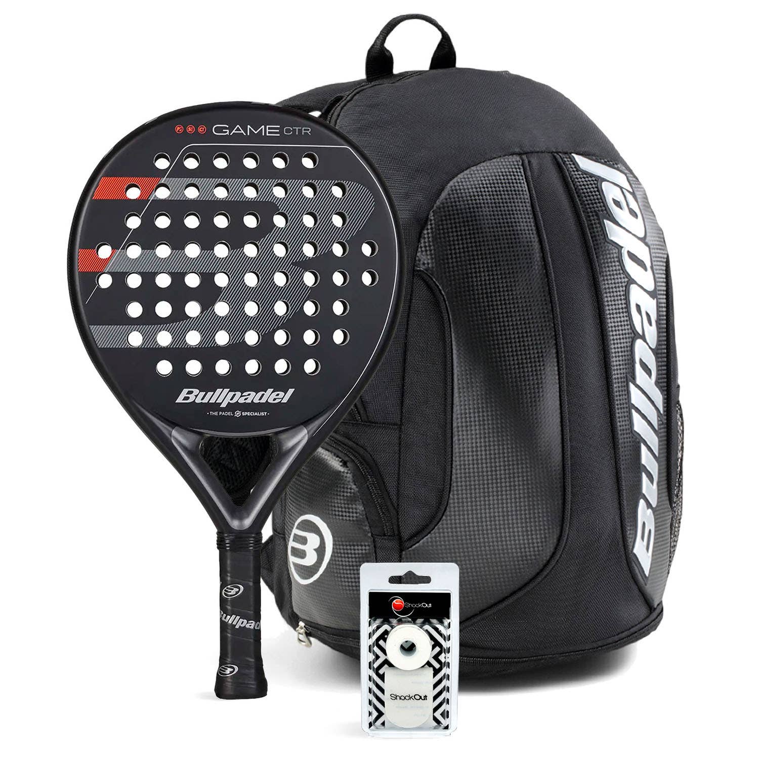 PACK BULLPADEL GAME CONTROL BLACK BAG AVANT
