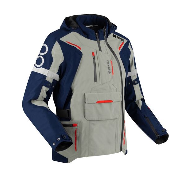 Veste Moto Bering AUSTRAL GORE-TEX® - Bleu / GrisRef : BR1572