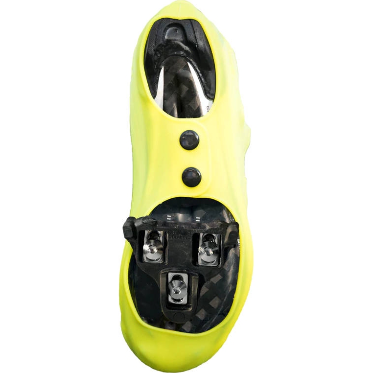 veloToze Silicone Tall Shoe Covers with Snaps - White