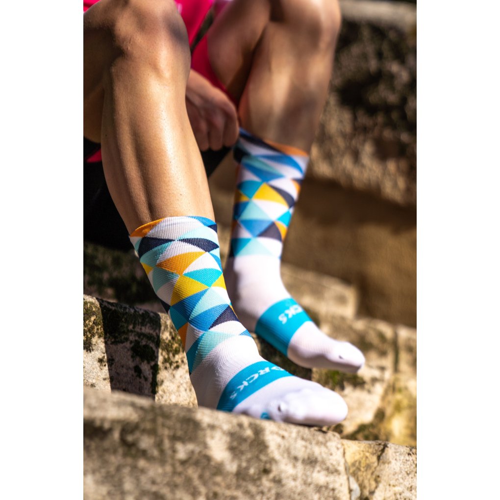 SPORCKS Cycling Socks - Coll De Rates Blue