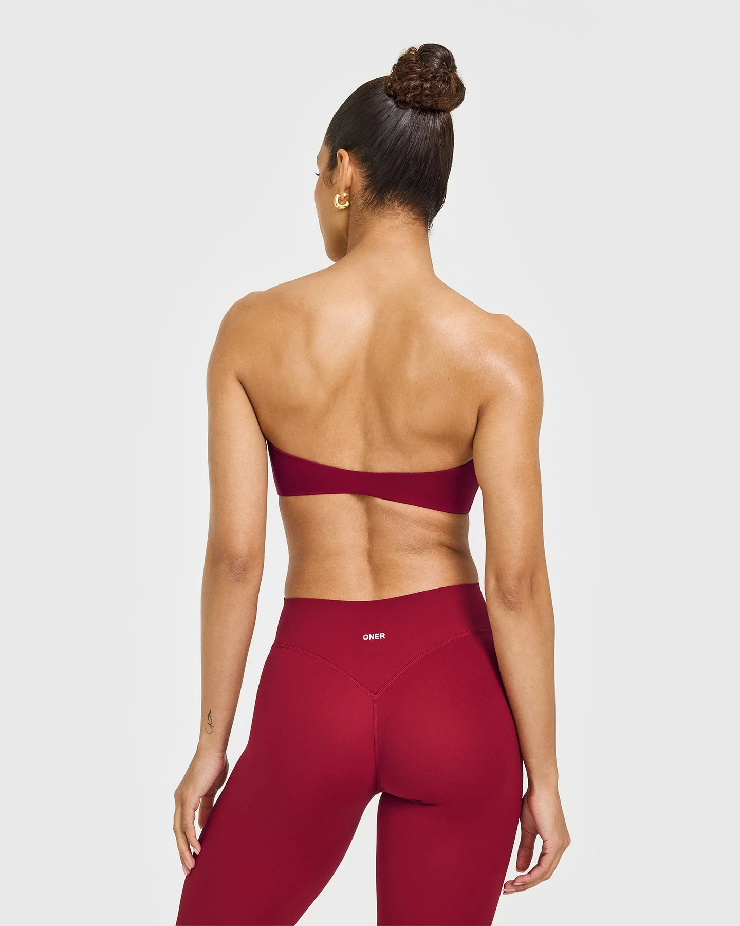 UnifiedMove™ Micro Bandeau Bralette | Ruby Red
