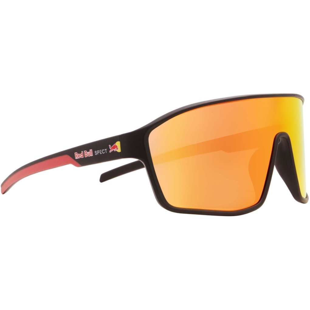 Red Bull SPECT Eyewear DAFT Sunglasses - 010 black | brown with red mirror