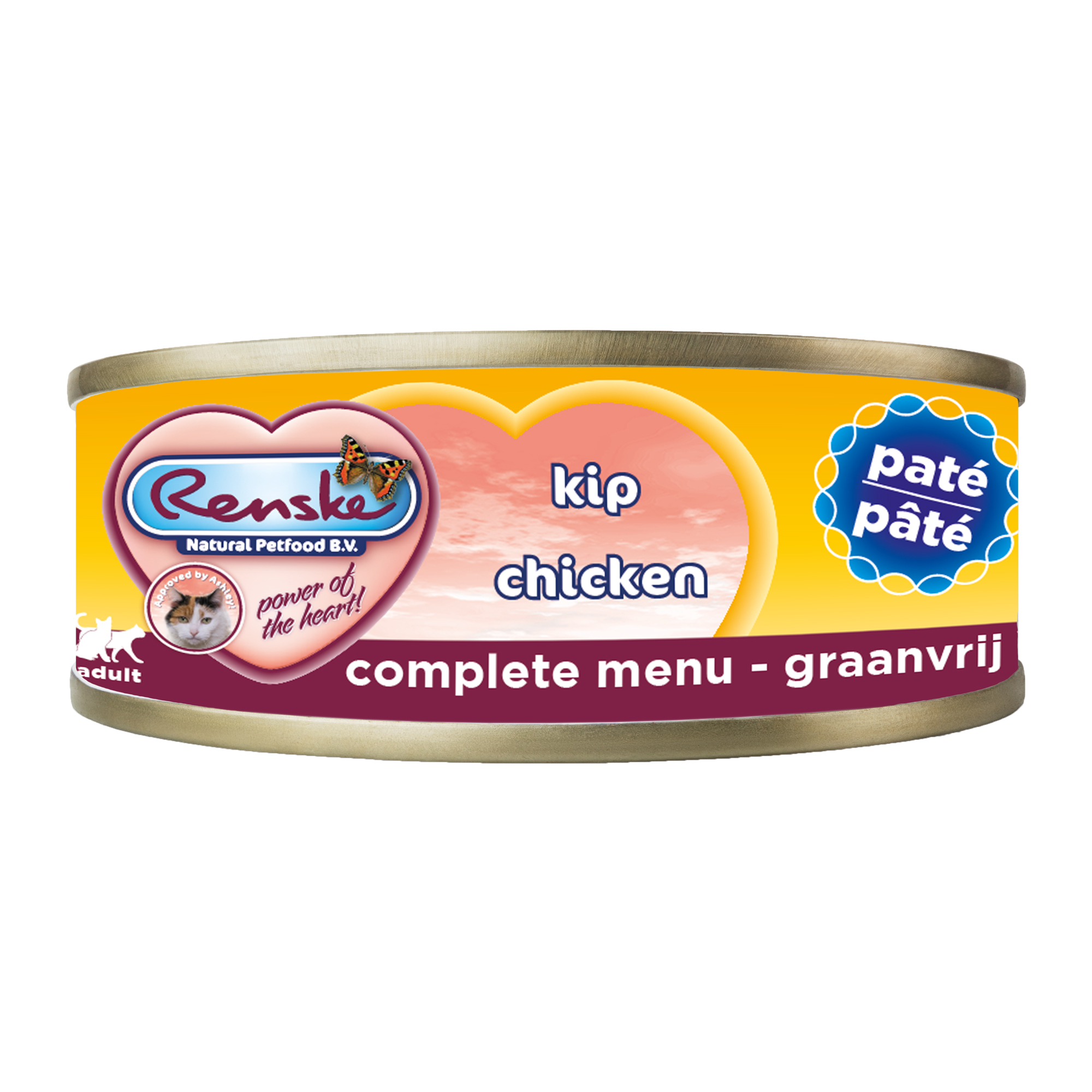 Renske Cat Fresh Paté - Adult - Fresh Tuna with Salmon - 24 x 70 g