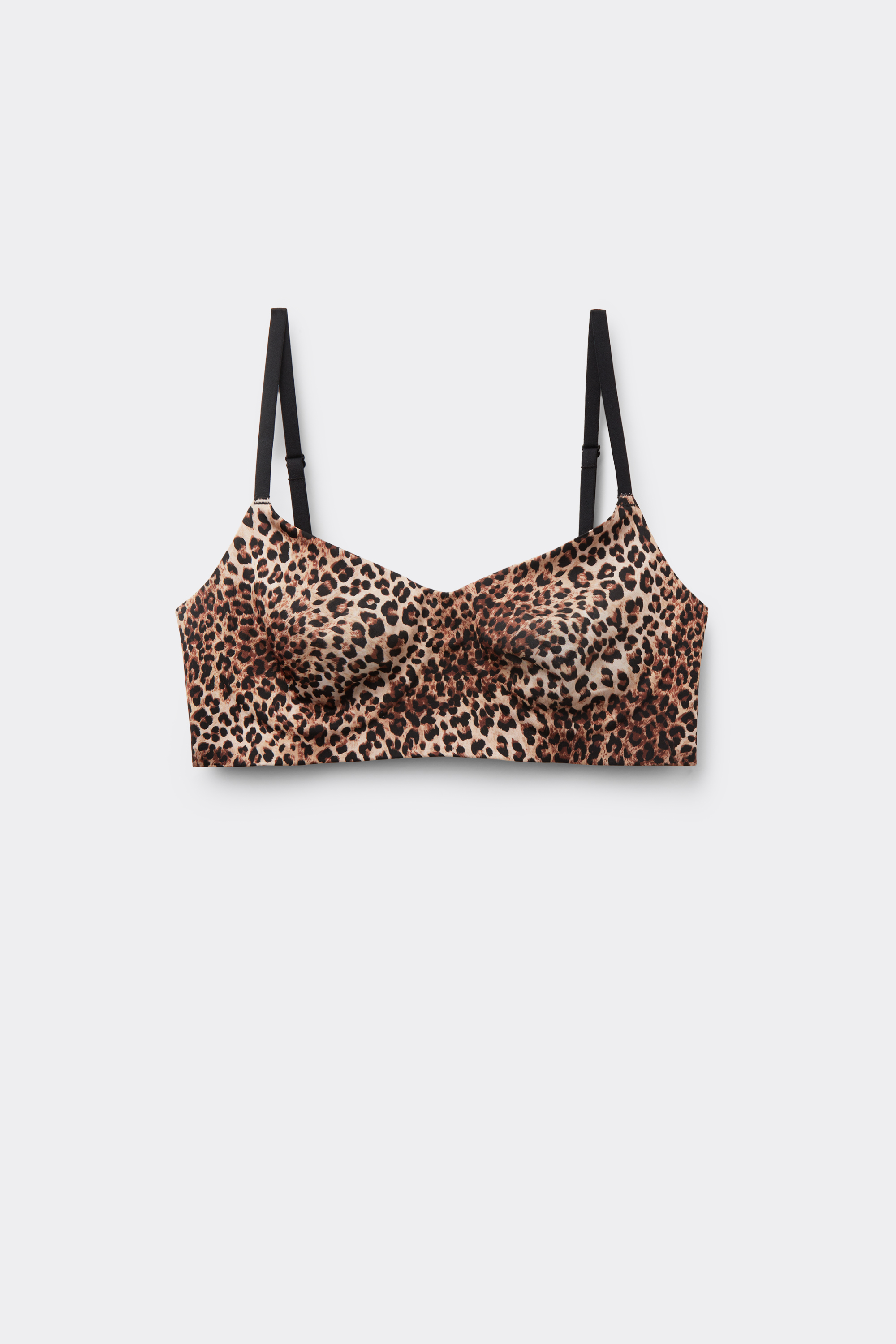 Natural Lifting Laser Cut Printed Balconette Bra