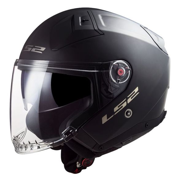 LS2 OF603 INFINITY II Jet Helmet - BlackRef: LS0796