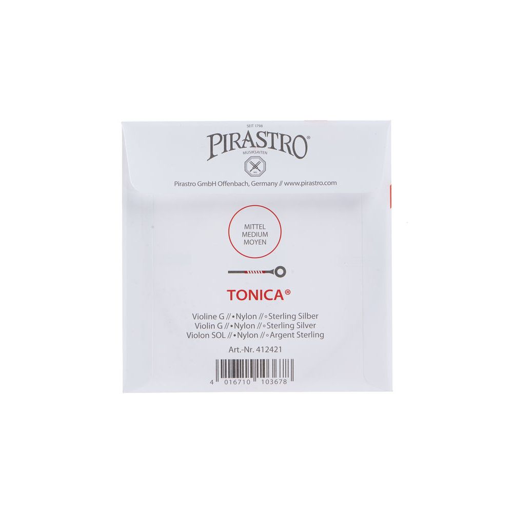 Pirastro Tonica Violin 4/4 medium BTL – Thomann Ireland