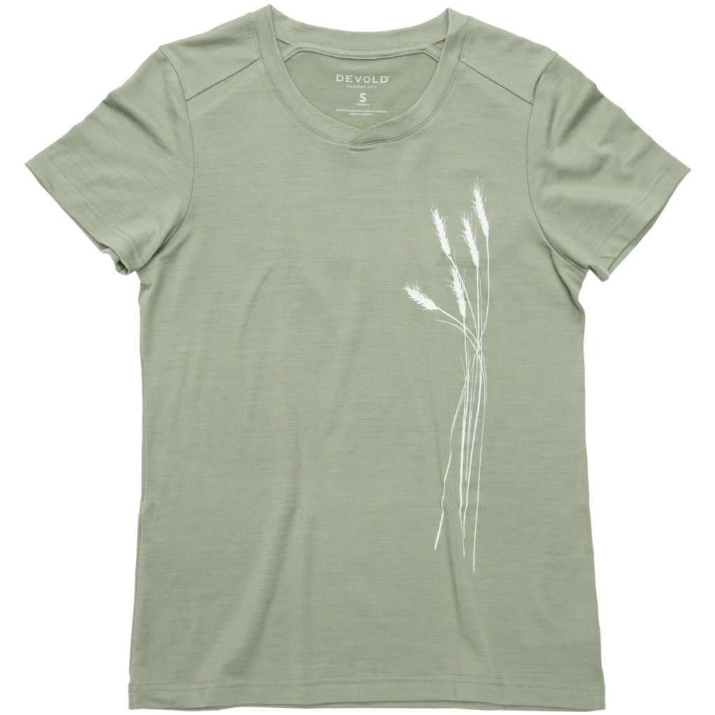 Devold Premium Oats Tee Women - 402A Fog