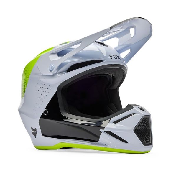 Fox V3 TINE 2026 cross helmet - White / YellowRef: FX6545