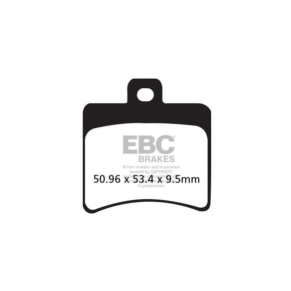 EBC Sinter Metal Sintered Rear Brake PadsRef: Sfa298H / 17212088