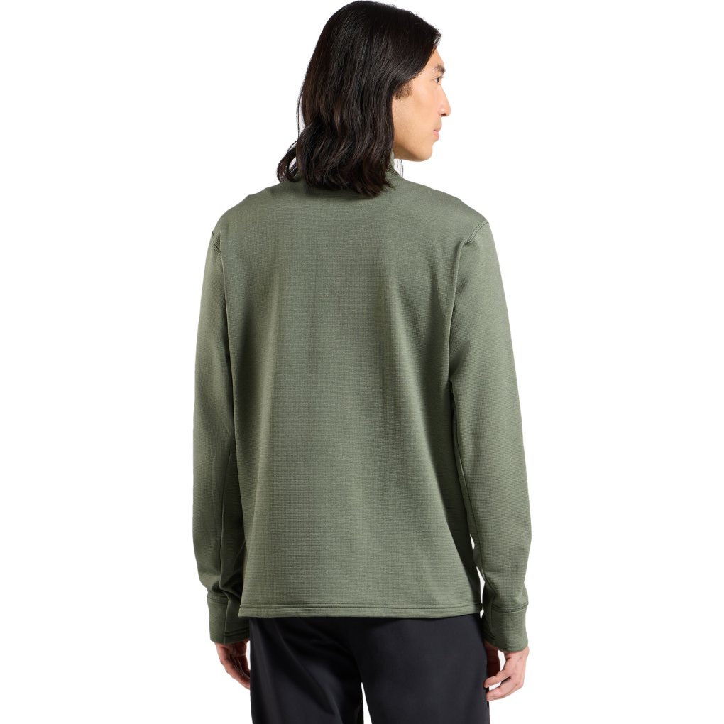 Odlo Essentials Grid Fleece Full-Zip Multisport Mid Layer Men - shadow melange