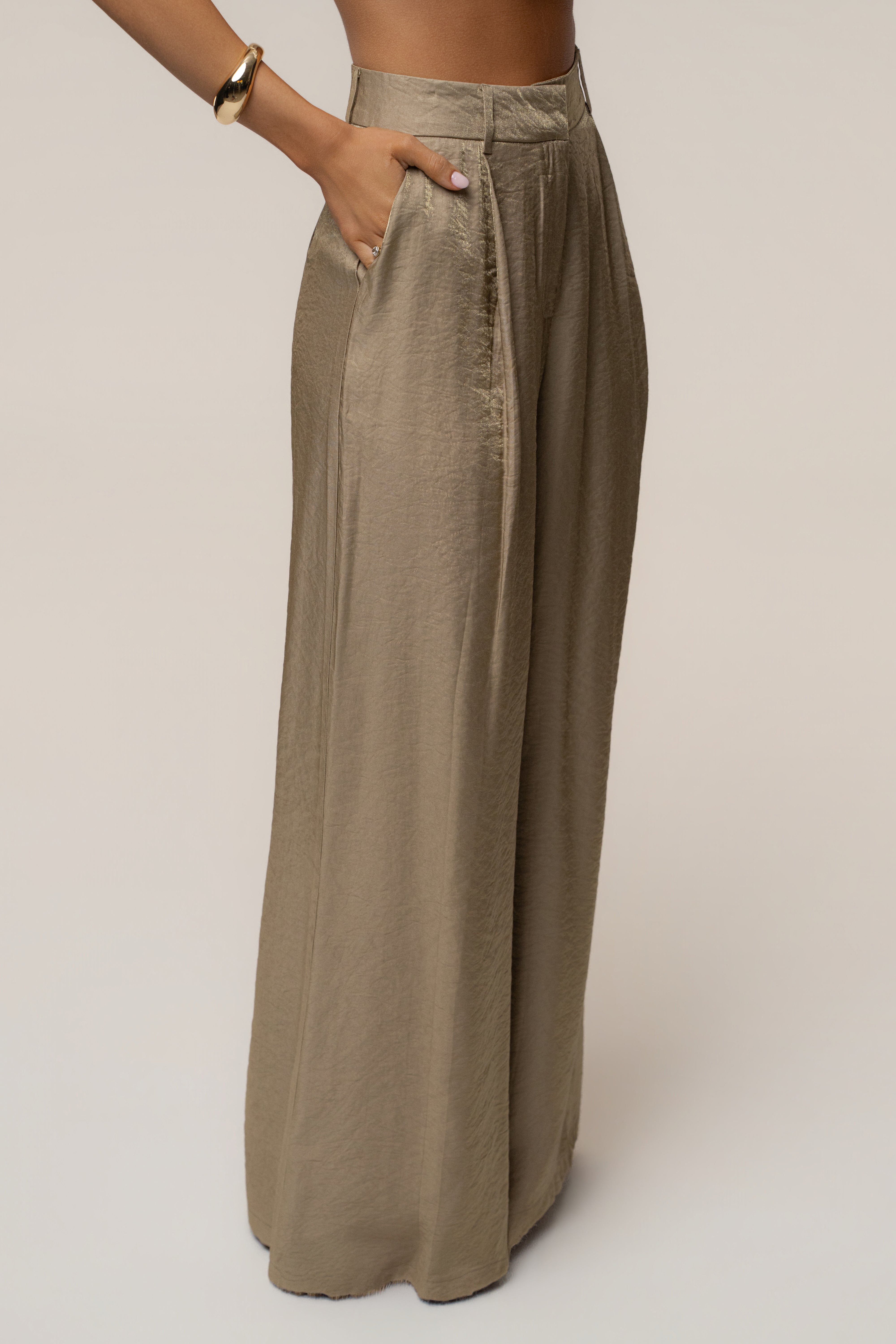 Olive Monaco Wide Leg Pant