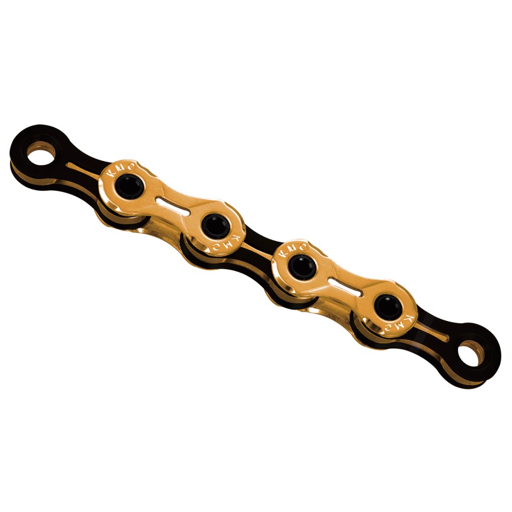 KMC XSL Chain - WAXED | TiN Gold | 11-speed - gold/black