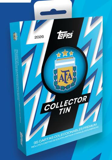 2026 Topps Argentina Soccer Collector Tin