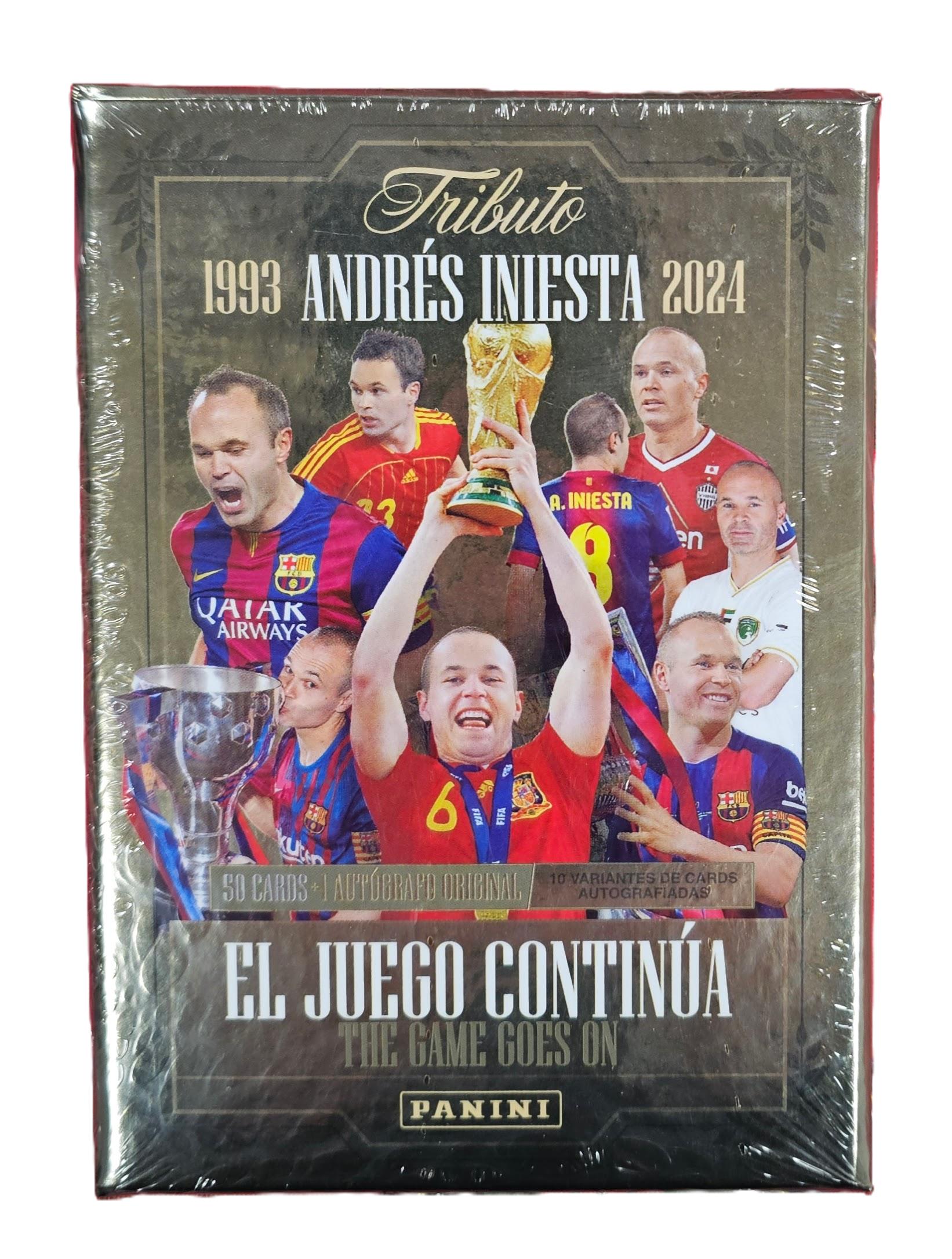 2025/26 Panini Andres Iniesta Tribute Soccer Hobby Box