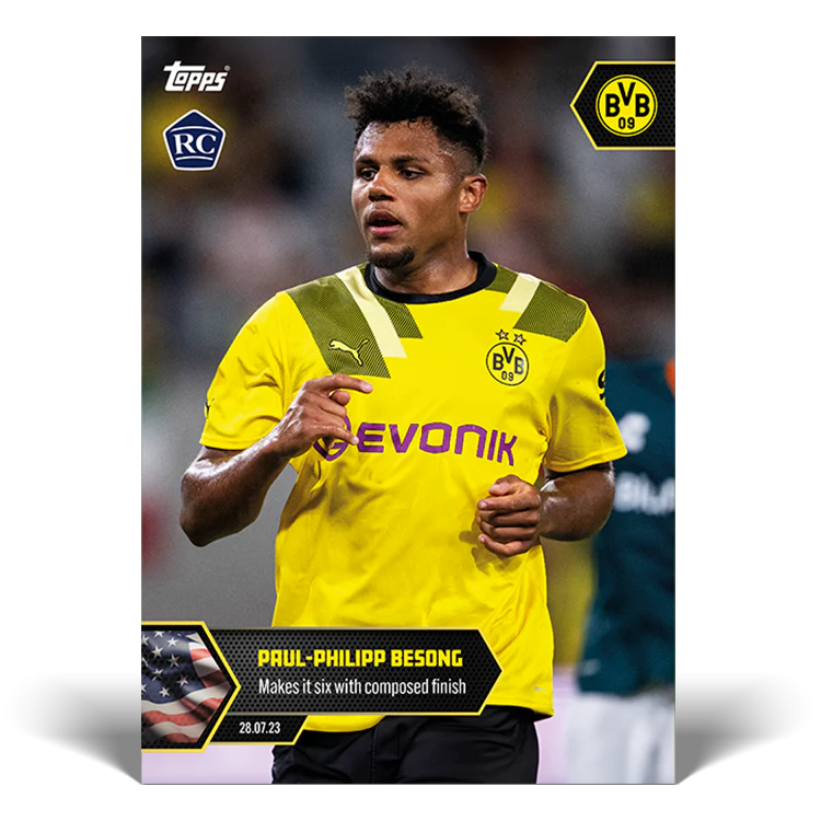 Topps UK - Makes it six with composed finish - BVB TOPPS NOW® Card #006
