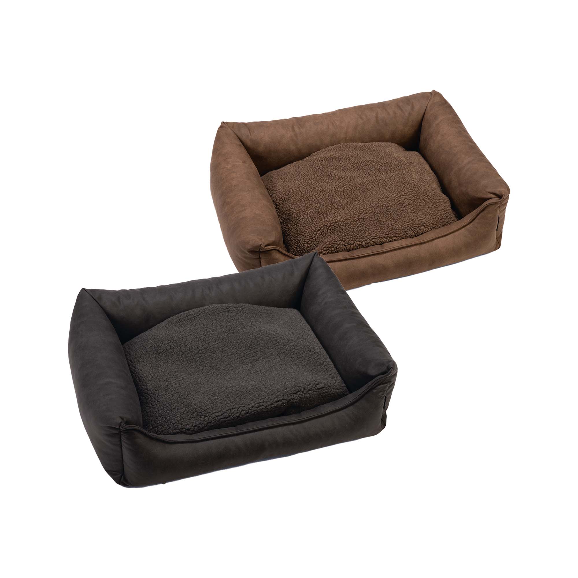 Beeztees Memory Foam Uma Dog Bed - Anthracite - 60 x 40 cm