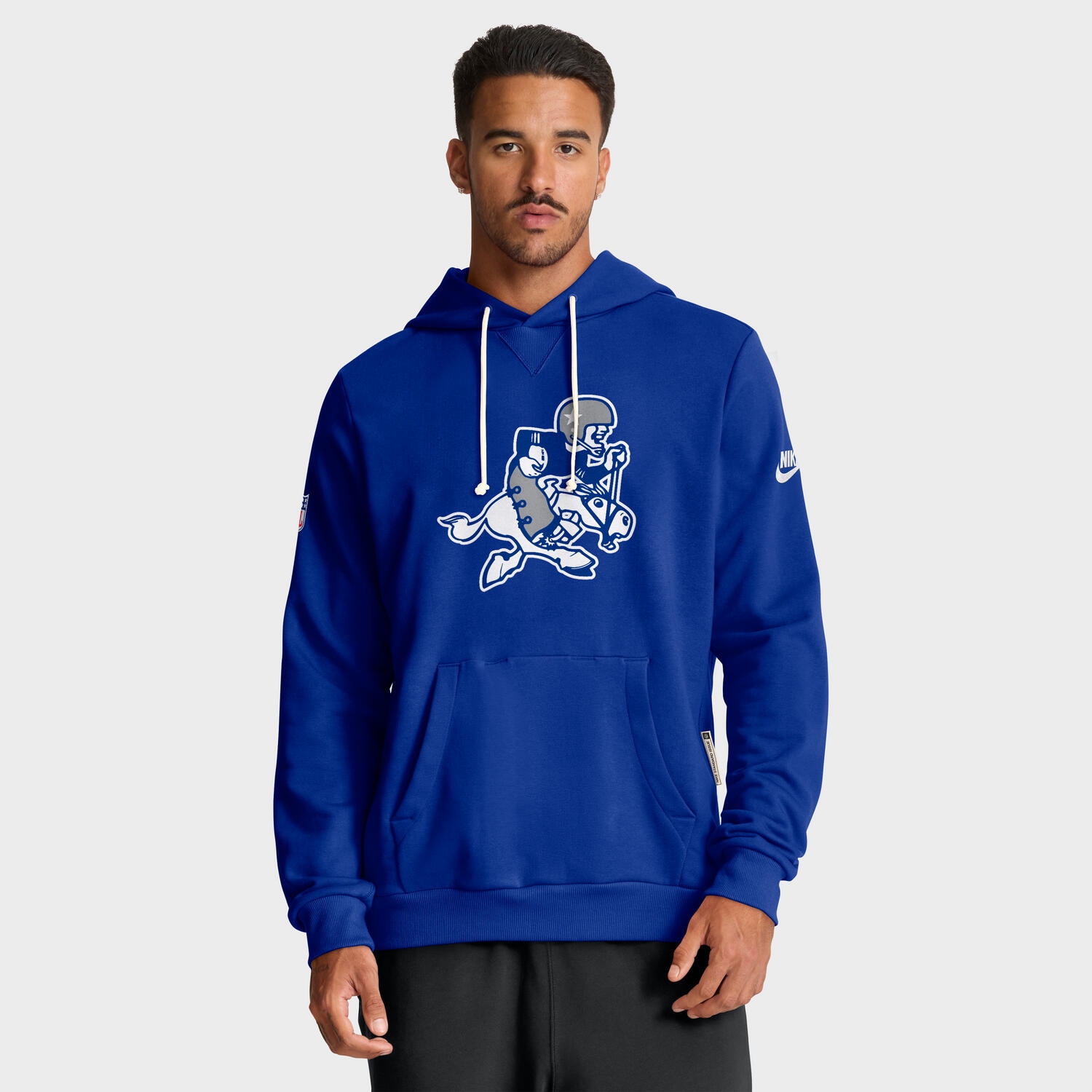 Dallas Cowboys 2025 NFL Sideline Nike Vintage Alternate Hoodie Blue