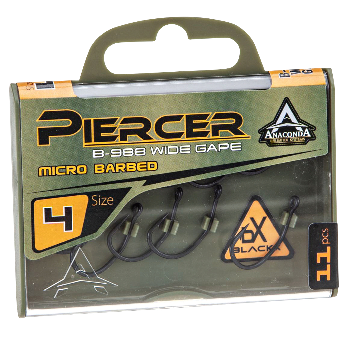 Anaconda Piercer B-988 Wide Gape Barbless