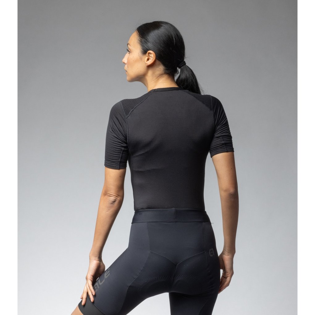 Alé Grid Short Sleeve Base Layer Women - black