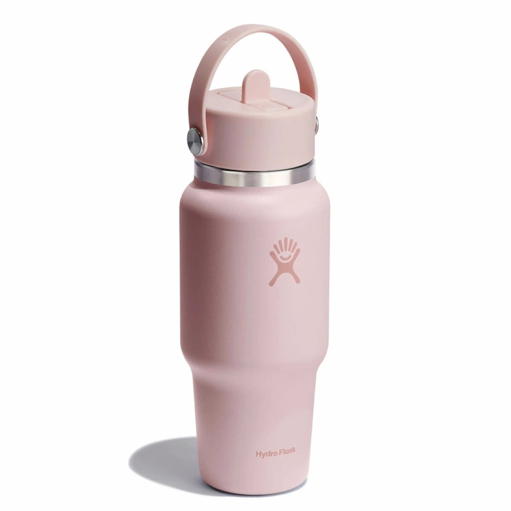 Hydro Flask 24 oz Wide Mouth Insulated Travel Bottle + Flex Straw Cap - 710ml - Trillium