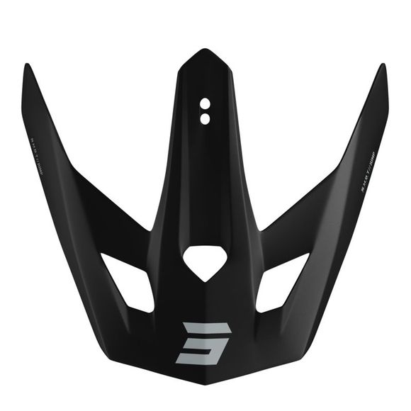 Shot JUMP MX Visor Solid Black Matte 2026 - BlackRef : SO2793 / A08-21F3-A01