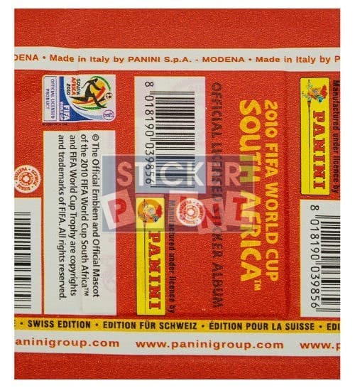 Panini World Cup 2010 Packet - Edition Switzerland