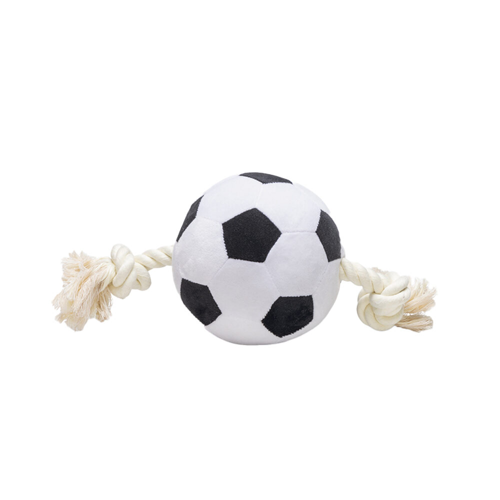 Beeztees Football with Rope - 27 cm