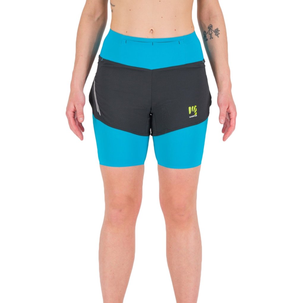Karpos Cengia Running Shorts Women - bluebird/black