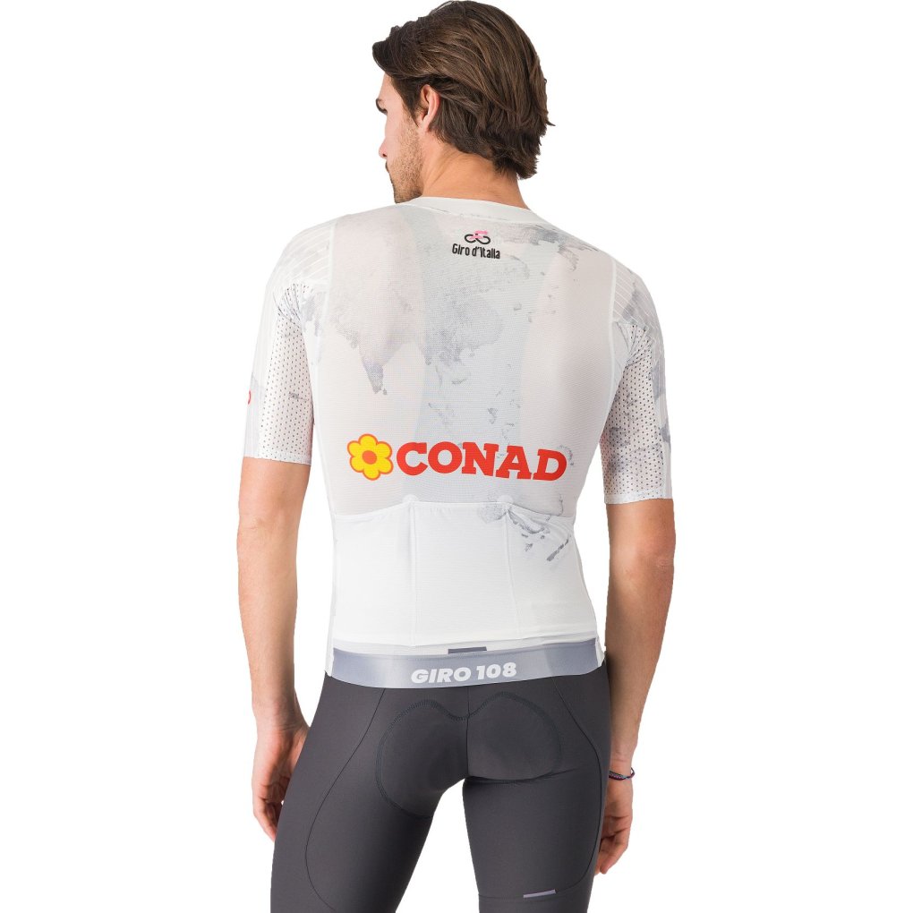Castelli Giro d'Italia #Giro108 Race 8S Jersey Men - white 001