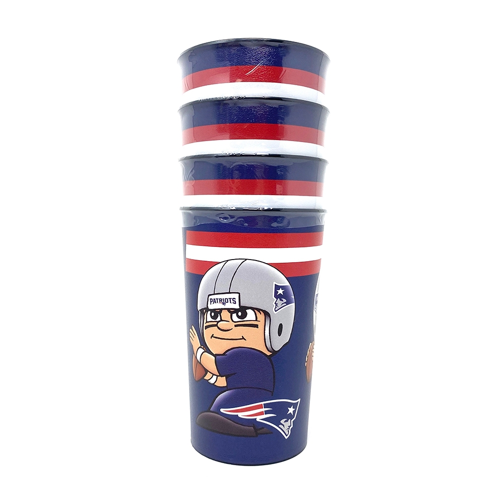 New England Patriots NFL TeenyMates Party Cup Set (4-Pack)