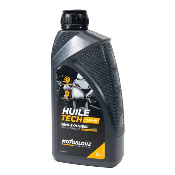 Motoblouz Tech 4T 10W-40 engine oil 1l universal pipetteRef: Mb0469 / Art-013285