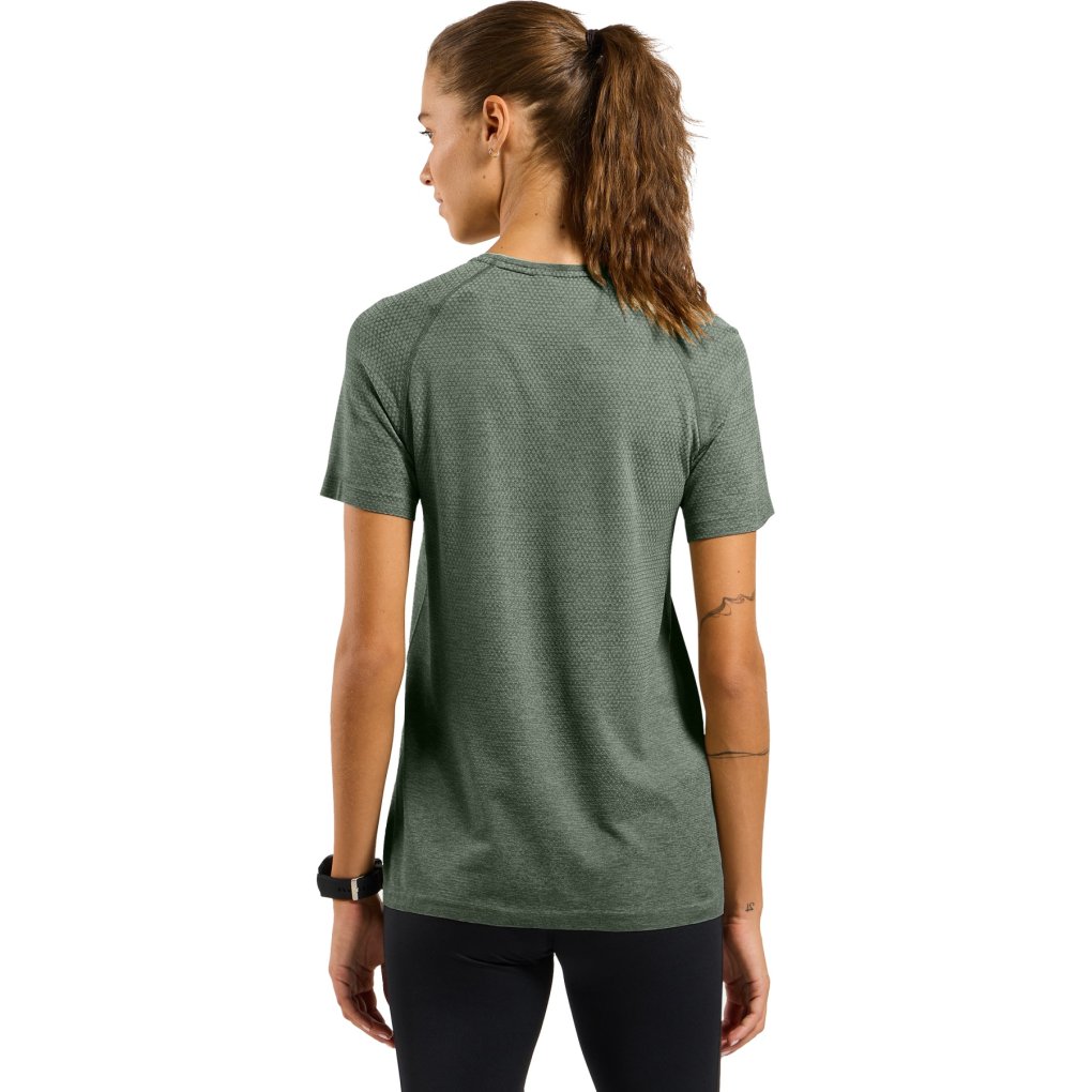 Odlo Essentials Seamless Running T-Shirt Women - shadow melange