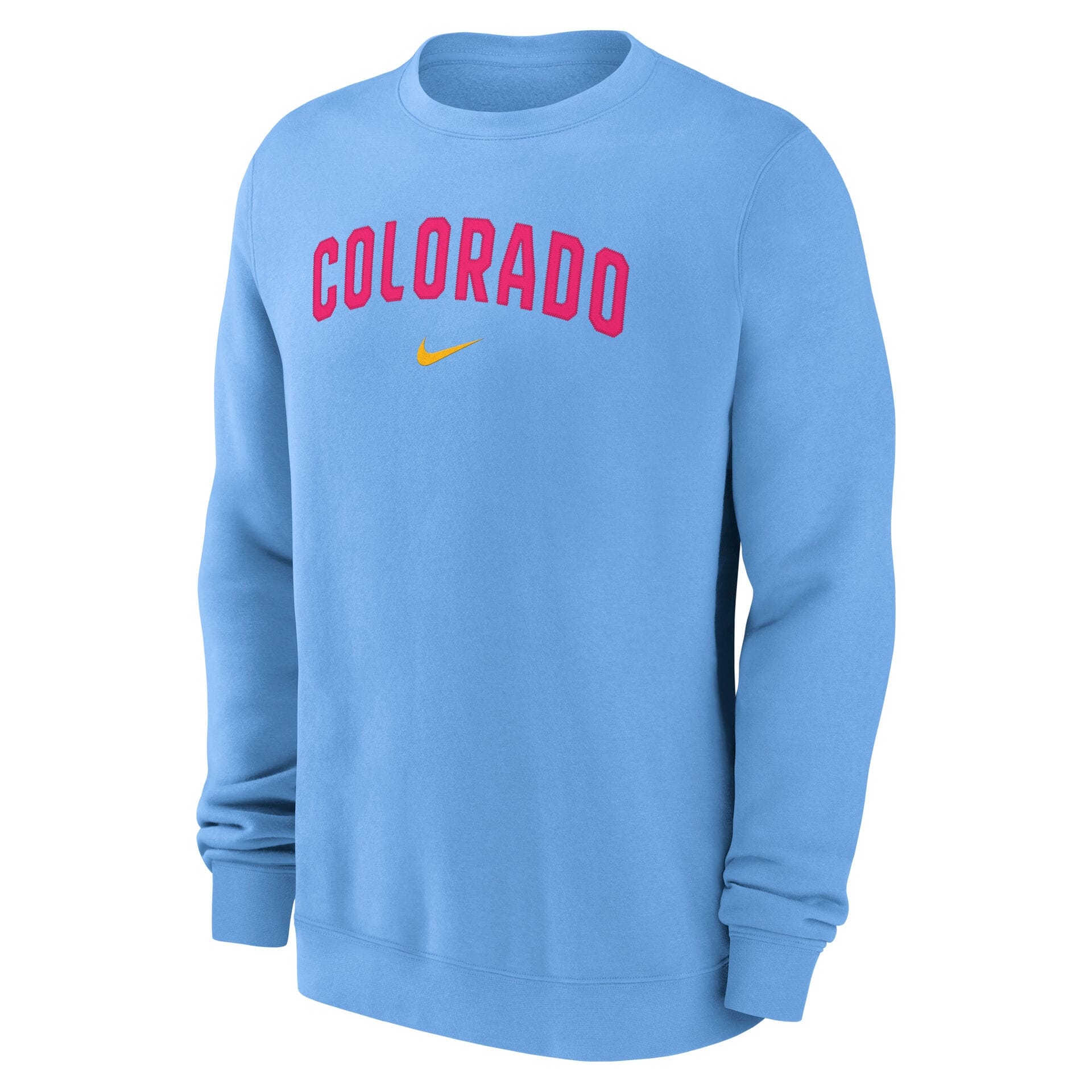 Colorado Rockies City Connect 2-Hit Club Crew Pullover Blue