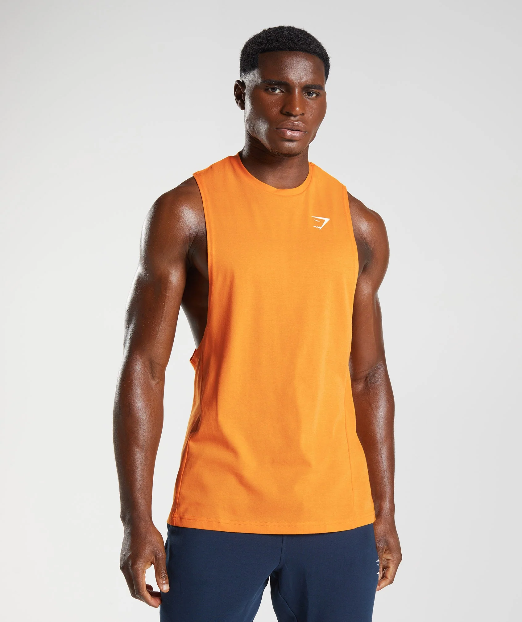 React Drop Arm Tank Sunburst Orange