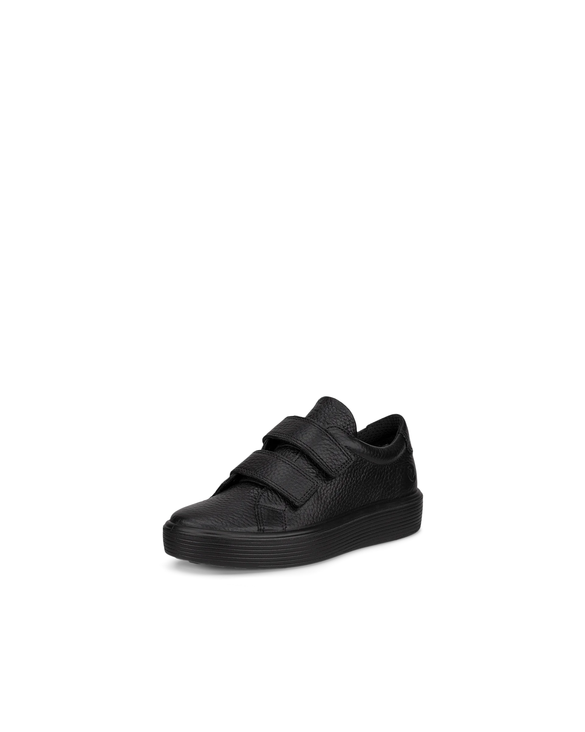 ECCO SOFT 60 K Kinder Ledersneaker Schwarz